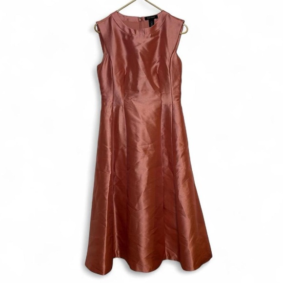 White House Black Market Dresses & Skirts - White House Black Market Pink Silk Blend Evening A-Line Dress
